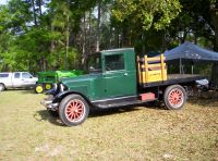 antique farm truck photo