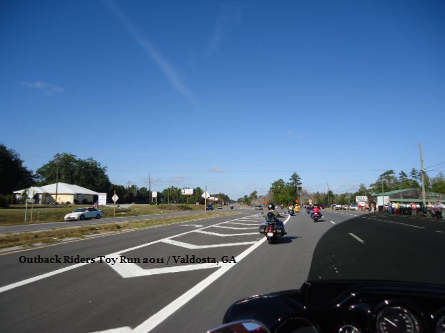 Outback Riders Toy Run 2011 Lake Park-Valdosta, Georgia SCRC 359 crew